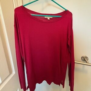 Banana Republic Burgundy Knit Top
